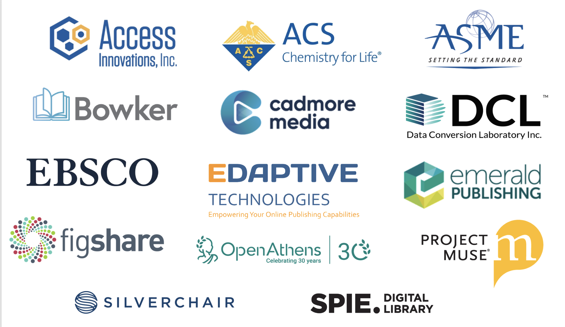 NISO Plus Baltimore 2026 Sponsors